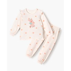 UNIFRIEND 밤비 편면 9부내의 상하세트