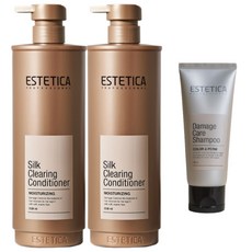 에스테티카 실크 클리어링 컨디셔너 1500ml + 1500ml 미용실 추천 대용량 린스 클리닉 향기좋은, 1.5kg, 2개