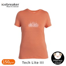 Icebreaker 女 Tech Lite III 圓領短袖上衣