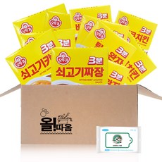 오뚜기 3분 쇠고기카레 3개 + 쇠고기짜장 3개 + 탕수완자 3개 + 바베큐치킨 3개, 1세트