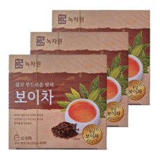 녹차원 보이차, 900mg, 3개