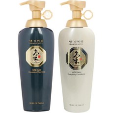 댕기머리 기 골드 에너자이징 샴푸 500ml+컨디셔너(린스), 1개, 500ml
