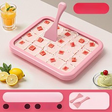 도랑가게 철판아이스크림판 아이스크림만들기, 304 스테인리스 스틸 [드래곤프루트핑크], 기본 색상