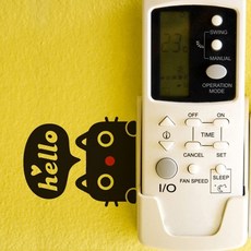 헬로우 루돌캣 포인트 데코 스위치스티커 아이방스티커 벽면스티커