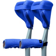 목발 쿠션패드 세트 팔꿈치 접이식 목발 패드 보행보조기구, 4개