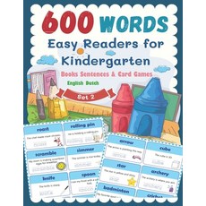 600 Words Easy Readers for Kindergarten Books Sentences & Card Games English Dutch Set 2: Smart Guid... Paperback, Independently Published, 9798598673942