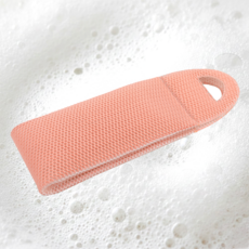 소소한다람쥐 각질제거 샤워스크럽 목욕장갑, 1개, 1개입, 롱 핑크