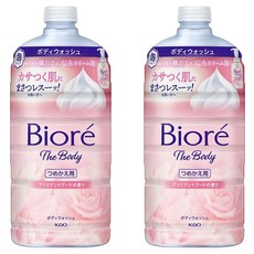 비오레 더 바디 바디워시 거품타입 브릴리언트 부케 리필 780ml 2개