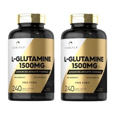 칼라일 엘 글루타민 L Glutamine 1500mg 240정 2개