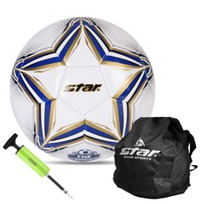 스타축구공 SB8795 축구공 + 볼가방 +볼펌프, 더시그마(화이트), 1개