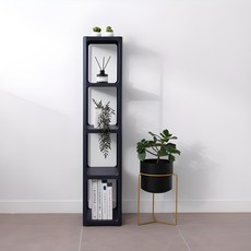 CASAMARU Rian 纖細直立式層架, 深灰色