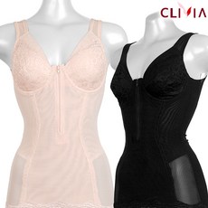 크리비아 여성 지퍼 파워보정 쉐이퍼 치마올인원 2720