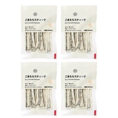 일본 무인양품 검은깨 치즈타라 어포샌드, 4개, 16g