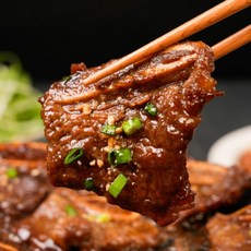 부드러운 육질 한입 양념 LA갈비 3.2kg 대용량 특급비법소스 캠핑 집들이 외식대용, 양념LA한입갈비 800g+800g+800g+800g (, 800g, 4개