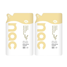 nac nac 桃園小太陽酵素奶瓶蔬果洗潔慕斯 - 奶瓶清潔液/蔬果清潔液, 1個, 2包洗潔慕斯(600ml+600ml), 1.2L