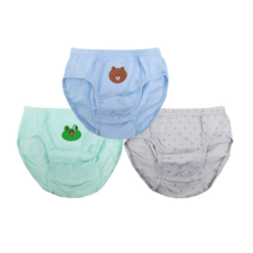 프리미에팜 브라운앤프렌즈 남아 베이 팬티3매