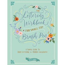 (영문도서) The Lettering Workbook for Small Tip Brush Pen: A Simple Guide to Hand Lettering and Modern C... Paperback, Ricca's Garden, English, 9780645397635