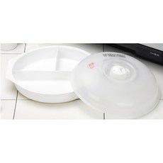 KEYTOSS 詰朵斯 SW330 輕食主義-台灣製環保微波三格料理盤, 1個