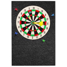 다트 보드 벽 프로텍터 자체 접착 벽 서라운드 보드 다트 보드 블랙 펠트 벽 타일 코르크 다트 보드 백커 코르크 보드 펠트 다트보드 벽 보호 확장 직사각형 12 455424, 6, 직사각형 블랙