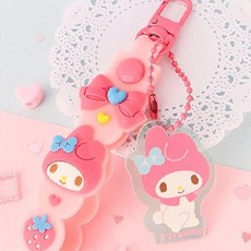 마이멜로디 스트랩 참 키링 취미 OC_0404TG