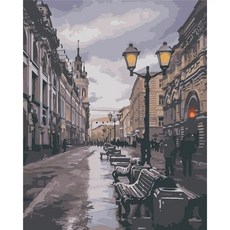 숫자 그림 키트 풍경화 수작업 동물 캔버스 선물 홈데코, 8. 9919024