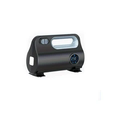 자동차 전기 펌프 타이어 팽창기 디지털 인플레이션 LED 12V 휴대용 압축기 오토바이 자전거, 01 Black