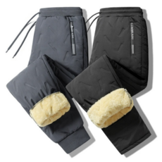 트레조르 남성 겨울 패딩 바지 작업복 기모 방한 팬츠