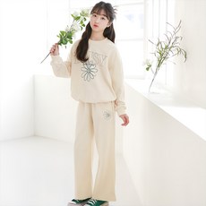 Nanajuni 女童雛菊上下裝套裝