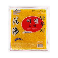 이엔 압축 일식 알밥 단무지, 1kg, 3개