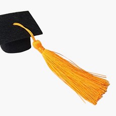 장신구소품 노리개수술 고리형 노랑색 1개, 고리형／1EA(노랑색)