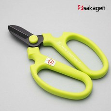 사카겐 꽃가위 블랙날 F170 라임 (전용 가위집) 원예가위, 1개