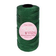 털실나라 Momo 모모얀 45색 PP사 고급실 가방뜨기좋은실, 41 초록, 1개