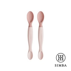 【小獅王Simba】美味軟質湯匙 幼兒學習湯匙 副食品湯匙2入裝 芮芮生技x專業藥師團隊, 栗粉, 1個
