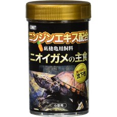 日本COMET 可美多 麝香龜高蛋白飼料 烏龜主食 澤龜飼料 烏龜飼料 水龜飼料 (沉下性) 金金水族, 1個, 55g 小粒 商品編號 ( 357 )