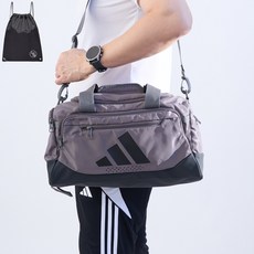 아디다스 트레이닝 DFD 작은 더플백 XS사이즈 19리터 차콜 스포츠 가방 (PGN짐쌕가방 지급), CHAL_KN, 1개