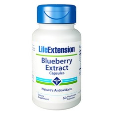 LIFE EXTENSION 藍莓萃取素食膠囊, 60顆, 1罐