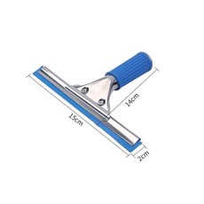 블루 윈도우 유리 청소 스퀴지 블레이드 와이퍼 클리너 홈 욕실 B53B 15 cm 25 cm 35 45cm, [02] 15cm, 1개