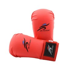 가라테 신 가드 복싱 장갑 발등 지지대 다리 발 보호대 태권도, 3.Gloves Red, D.S Height 120-140cm