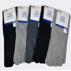 남성 무좀예방 발가락 스니커즈 양말 색상혼합 5개입 1세트 남자양말 남자양말세트 발가락양말