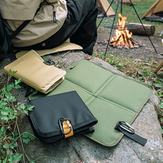 히키스 휴대용 방수600D 옥스퍼드 원단 폴딩 매트 등산 백패킹 방석 돗자리LmV, 카키