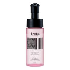 iroha INTIMATE WASH 依柔華私密沐浴乳 泡沫型150ml 女性私處保養 隱密包裝, 1個, 大馬士革薔薇+洋葵香