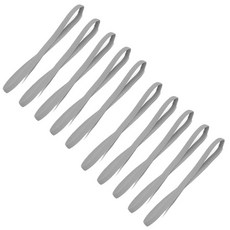 10Pcs 컬러 여성 남성 요가 머리띠 스포츠 미끄럼 방지 탄성 고무 헤어 액세서리, Grey 10pcs