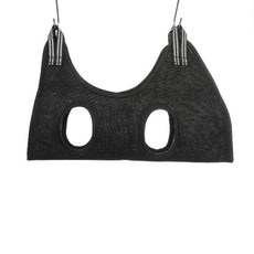 寵物美容吊床 貓狗通用 懸掛式透氣網布 美容清潔護理用品, 小款-暗空黑, 1個