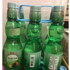 榮泉 彈珠汽水 古早味 懷舊零食 原味 塑膠瓶裝 6罐, 1個