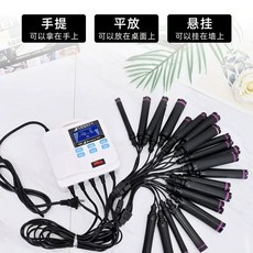 디지털 펌기계 직펌기 기기 열펌기 헤어 파마 롤 펌기 미용, A. 0V 5개 헤드 미니 헤어 컬러 로드 미포함, 1