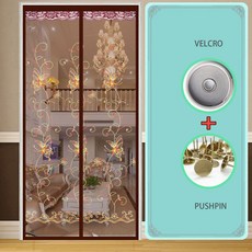 현관문 방충망 가정용 마그네틱 스크린 도어 커튼 모기 방지 자석 여름, [07] 현관안전방충망 07