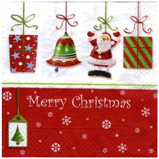 헤리티지공예 냅킨아트 데쿠파주용 냅킨 1장 (크리스마스 식물 배경 글자 편), 28 데코레이션, 1개, 1개입