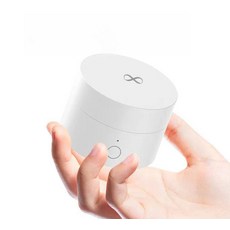 어항 자동 급여기 급식기 타이머 버튼 물고기 사료 먹이 미니 WiFi 플러그인 단일 투입구, 원형 어항 미니 블루투스 충전식 단일 투입구