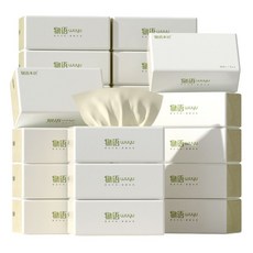 物語本色 抽紙 大規格 家用面巾紙 304張, 1個, 24包囤貨裝