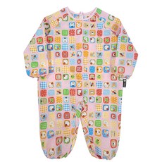 유아동 전신미술가운 지퍼형, 핑크키티